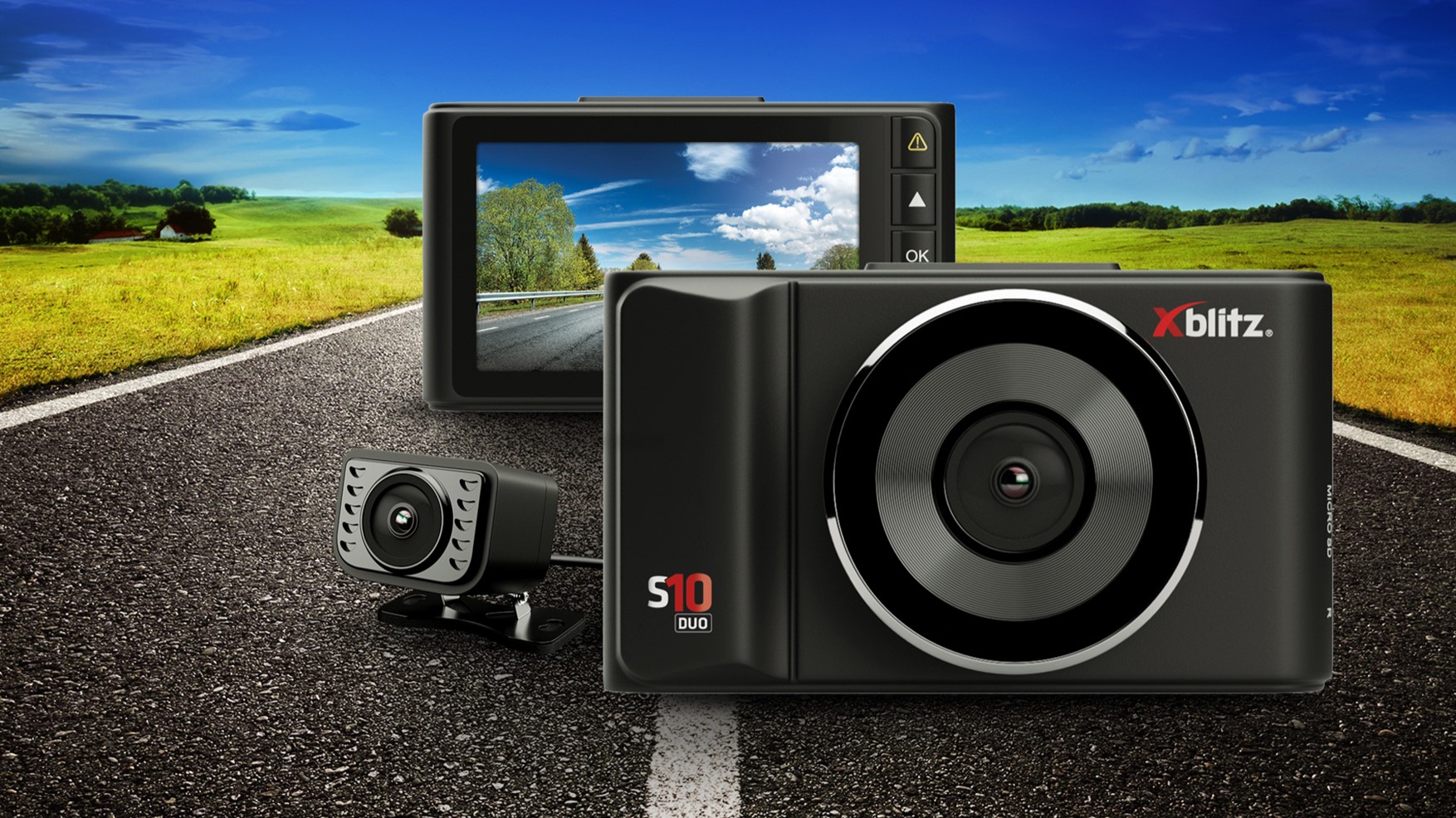 xblitz_s10 kamera do auta duální zpětná kamera evtech_cz